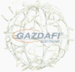 Tronix 571-019 Kültéri 3D-dekor gömb, 50cm, fehér kábellel, 3000K, WW (571-019)
