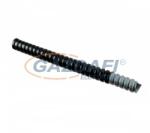ELMARK acél spirál gégecső PVC szigeteléssel, 14/18, 4mm, fekete (500P14)