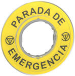 SCHNEIDER ZBY9420 3D felirati címke PARADA DE EMERGENCIA (ZBY9420)
