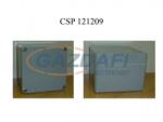 Csatári Plast CSATÁRI PLAST CSP121209 poliészter doboz, üres, 120x120x90mm, IP 65 fekete, halogénmentes (CSP 11121209)