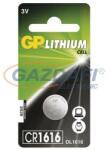 GP Batteries B15601 GP GOMBELEM CR1616 1db/bliszter (B15601) (1042161611)