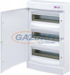 ETI 001101009 ECT36PO DIDO-E 3x12 modulos elosztó szekrény, falra szerelhető, teli ajtó