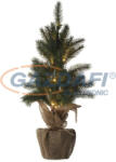 EMOS DCTW01 LED karácsonyfa, havas, 52 cm, 3x AA, beltéri, meleg fehér, időzítő, 0, 6 W, elem (3× AA), IP20 (1550000024)
