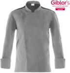 Giblor's Szakácskabát - RAUL - világos szürke (22p08g323)