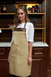 Premier ESPRESSO - melles kötény - khaki/barna (pr123)