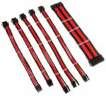 Kolink Core Adept Braided kábel hosszabbító szett fekete-piros (5999094004764)
