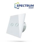 Spectrumled Smart 2 zónás/IP20 WiFi fehér kapcsoló (WOJ05416) - bestbyte