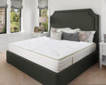 Green Future Saltea Ortopedica Green Future Premium Bamboo Memory Latex Pocket 90x200 cm, 7 zone, arcuri invelite, latex, medie, 26 cm, anatomica, husa antialergica Saltea