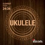 BlackSmith Ukulele Cleargut, Concert 24-26 húr, átlátszó - BS-CG-26C