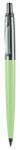 PAX Golyóstoll, 0, 8 mm, nyomógombos, pasztell zöld tolltest, PAX, kék (px4030302) - irodaszer