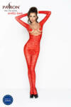 Passion BS031 - nyitott overál (piros) - S-L - sexshopcenter