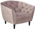Dkton Luxus fotel Nyree - világos rózsaszín