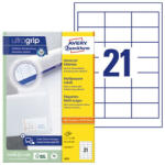 AVERY Etikett AVERY 3670 64x36mm univerzális 2100 címke/doboz 100 ív/doboz (3670)