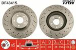 TRW Disc frana TRW SINGLE DF4341S (DF4341S)