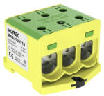 Morek MAA3150Y10 OTL 150-3 Fővezetéki sorkapocs, 3xAl/Cu 25-150, 1000V, zöld/sárga (Morek_MAA3150Y10)