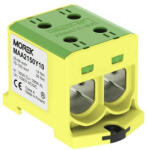 Morek MAA2150Y10 OTL 150-2 Fővezetéki sorkapocs, 2xAl/Cu 25-150, 1000V, zöld/sárga (Morek_MAA2150Y10)