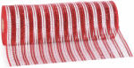 Decorer Set 2 role textil rosu alb 9 m x 26 cm (A16.07.40)