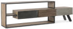 Bizzotto Comoda TV 3 sertare lemn maro Manchester 195x38x60 cm (0746641) Comoda