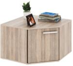 Mobikon Dulap de colt pal laminat natur stejar sonoma Dunaj 79x79x50.8 cm (0000186182) Garderoba