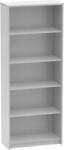 Mobikon Biblioteca din mdf alb Johan 73x34x186 cm (0000278018) Vitrina