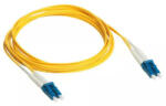 Legrand 032628 patch kábel optika OS1/OS2 (UPC) monomódusú LC/LC duplex 9/125um LSZH (LSOH) sárga 0, 5 méter LCS3 (032628)