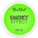 NeoNail Professional Pigment neon pentru unghii Smoky Effect - NeoNail Professional Smoky Effect 09 - Navy Blue