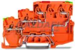 WAGO 3-vezetékes érzékelő / működtető kapocs narancssárga 2000-5377-102-000 (2000-5377/102-000)