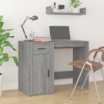 vidaXL Birou, gri sonoma, 100x49x75 cm, lemn prelucrat (816790)