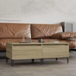vidaXL Mese laterale 2 buc. stejar sonoma 50x46x35 cm lemn compozit (819523)