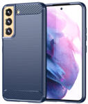 Mgramcases Carbon szilikon tok Samsung Galaxy S23 Plus, kék
