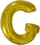 Riethmüller Fólia léggömb, "G" betű, arany, 99 cm