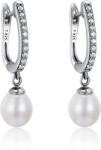 BeSpecial Cercei argint eleganti cu perle naturale si zirconii (EST0118)