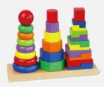 Viga Toys Stivuitor de forme geometrice (50567) - bekid