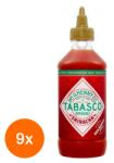Tabasco Set 9 x Sos Sriracha Tabasco, 256 ml