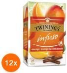 TWININGS Set 12 x 20 Ceai Infuzie Portocala, Mango & Scortisoara Twinings