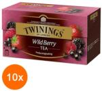TWININGS Set 10 x 25 Pliculete Ceai Negru cu Aroma Fructe de Padure Twinings