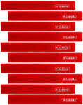  Caruba Fast Fixer 1 kábelrögzítő, piros - tépőzáras (10darab) - caruba