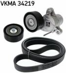 SKF Set curea transmisie cu caneluri SKF VKMA 34219 (VKMA 34219) - automobilus