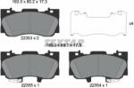 TEXTAR set placute frana, frana disc TEXTAR 2235301 (2235301)