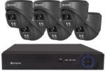 Securia Pro kamerarendszer NVR6CHV5S-B DOME smart, fekete Felvétel: merevlemez nélkül