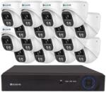 Securia Pro kamerarendszer NVR16CHV5S-W DOME smart, fehér Felvétel: merevlemez nélkül