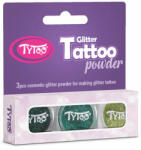 TyToo TyToo: Sötétzöld, türkiz és arany zöld csillámpor szett 3x2, 5ml (CTPS0032)