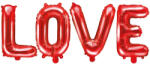 PartyDeco S. r. o LOVE felirat, fólia lufi, 140 X 35cm, piros