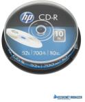 HP CD-R lemez, 700MB, 52x, 10 db, hengeren, HP (CDH7052B10) - kecskemetirodaszer