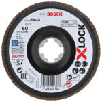 Bosch X-LOCK Flap discs, angled version, plastic plate X571, 125x22, 23mm, G40, 2608621767 (2608621767)