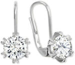 Soliter Brilio Silver Csillámló fülbevalók kristállyal 436 001 00407 04