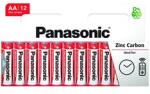 Panasonic Red Zinc AA ceruza 1.5V cink-mangán tartós elem 12db/csomag (R6RZ/12HH) - bestbyte