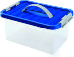 Heidrun Clipbox átlátszó, fogantyús tárolódoboz fedéllel 5 l (1631)