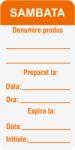 Label Print Etichete personalizate, SAMBATA - Zilele Saptamanii 25x54 mm, 1000 buc rola (06905631016201)