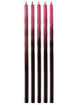 Godan Ombre Red-Black, Piros-Fekete tortagyertya, gyertya szett 5 db-os (MLG162011)